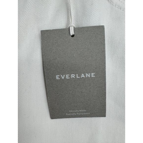 Everlane High Rise Cheeky Straight Jean Womens 31R White NEW - Picture 6 of 11